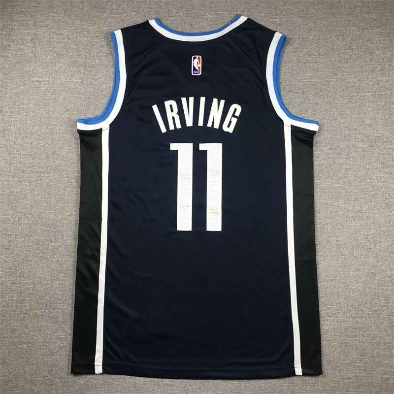 Men Dallas Mavericks #11 Irving Jordan Brand Black 2025 NBA Jersey